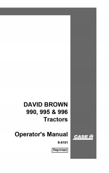 David brown 990 tractor serial numbers